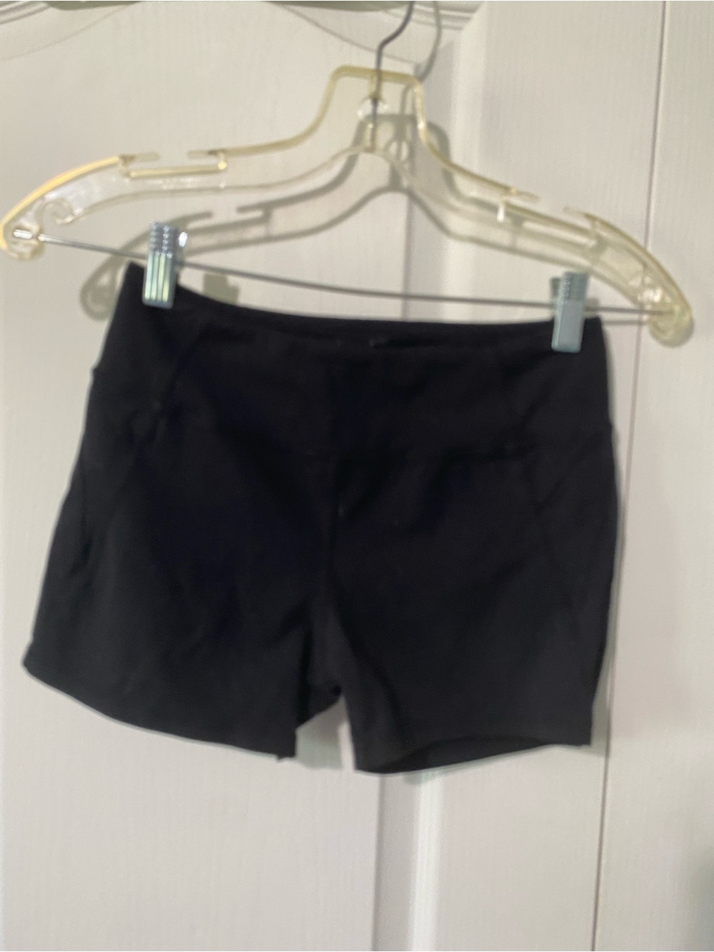 Women’s Black Stretch Athletic Shorts